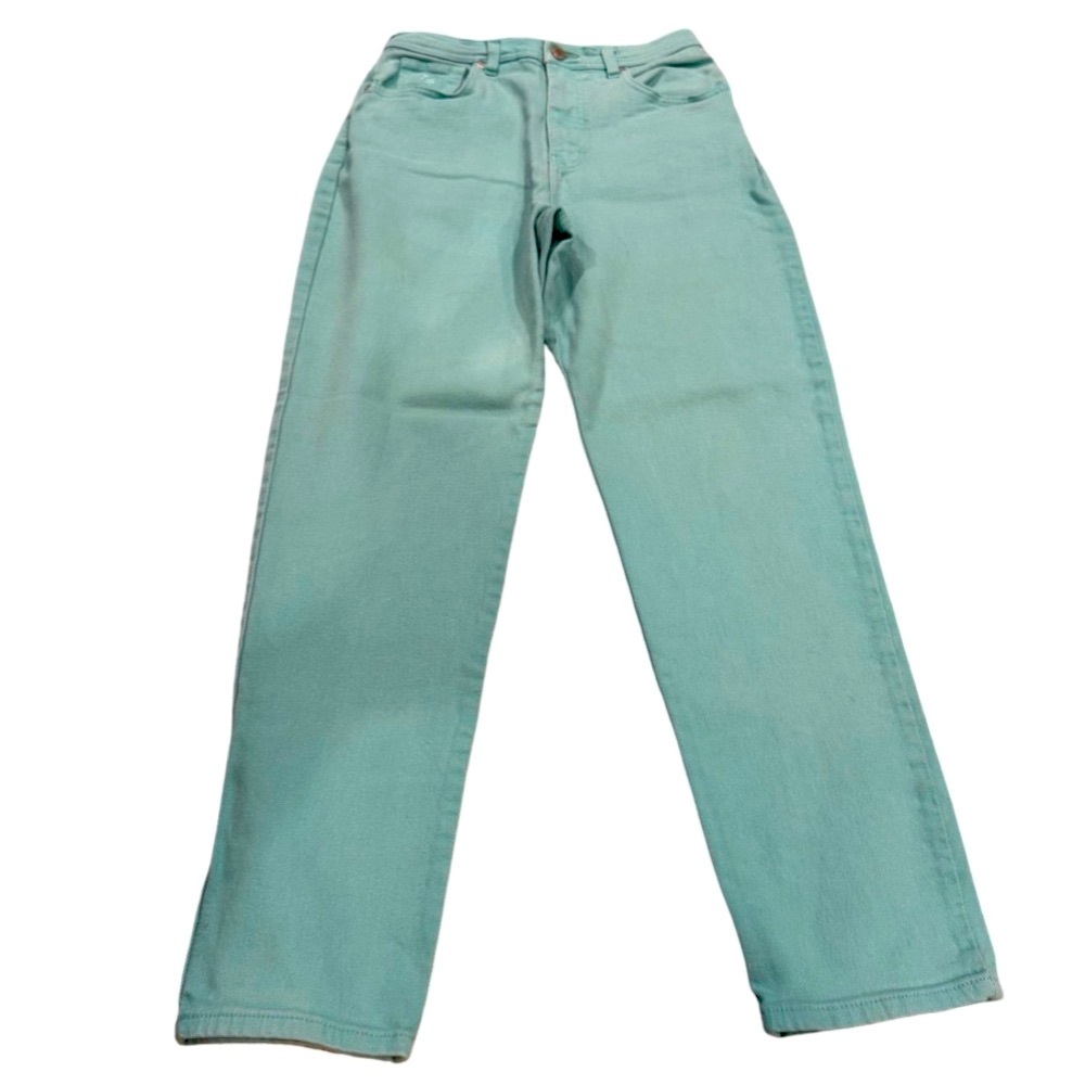 Gloria Vanderbilt Turquoise Straight Leg Jeans - Picture 3 of 6